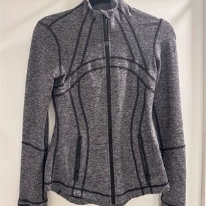 Lululemon Define Jacket Heathered Black Size 4